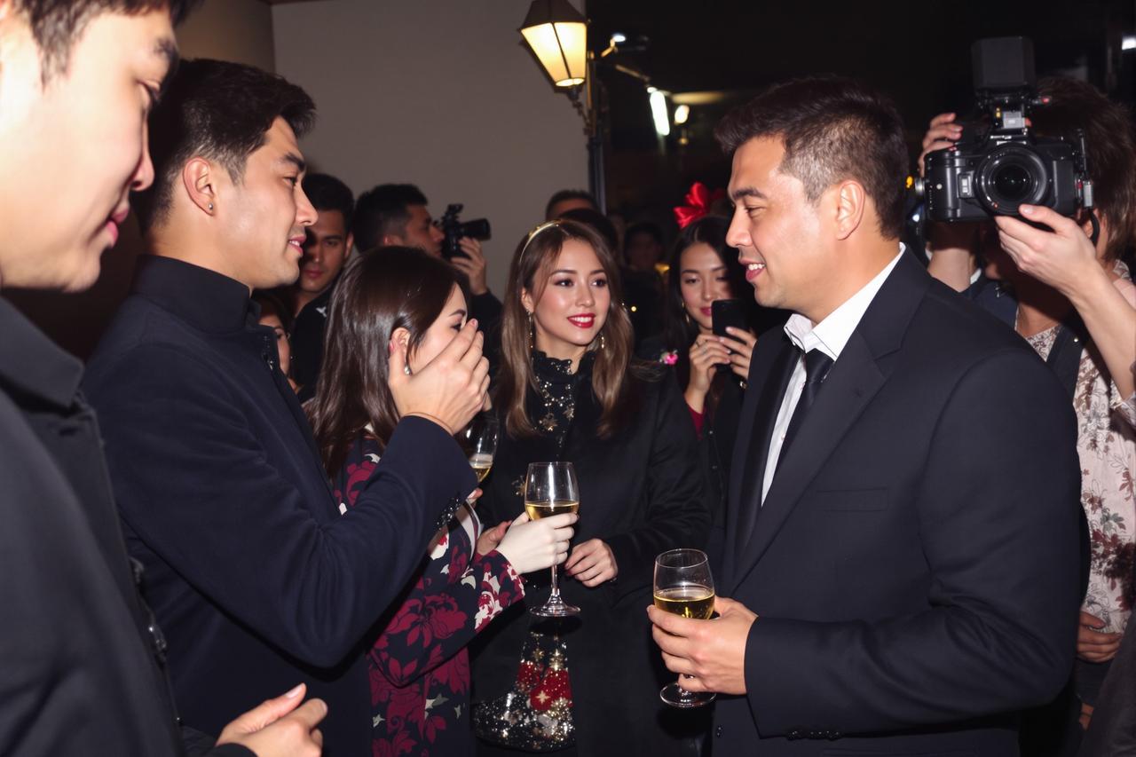 暗网爆料 - 某男星与经纪人深夜密会被拍，举止亲密引发猜测